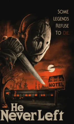 he never left